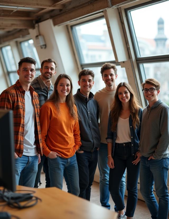 HitJoker Games Team im Berliner Studio